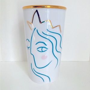 Starbucks Ceramic Mermaid Mug w/lid